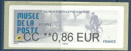 Vignette De Ditributeur Lisa - ATM - Brother - Facteur à Bicyclette - Sonstige & Ohne Zuordnung