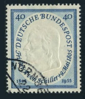 Germany 727, Used. Michel 210. Frederich Von Schiller, Poet, 1955. - Ungebraucht