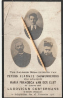 Oorlogsslachtoffer : 1918, Vermoord : P. Cauwenberghs, M. Van Der Elst, L. Costermans, Schiplaken, Schiplaeken, Hever - Images Religieuses