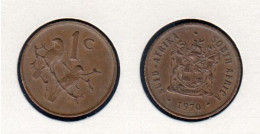 Afrique Du Sud, 1 Cent 1970, SUID-AFRIKA - SOUTH AFRICA, KM# 82, - Südafrika