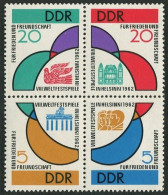 Germany-GDR 617-620a, MNH. Michel 901-904. Youth Festival, 1962. - Ungebraucht