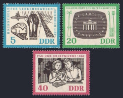 Germany-GDR 629,631-632, MNH. Mi 916,923-924. Transportation College,Television. - Nuovi