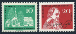 Germany-GDR 605-606, MNH. Mi 889-890. Johann Gottleib Fichte, Philosopher, 1962. - Nuovi