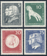 Germany-GDR 570-573, Hinged. Mi 857-860. Franz Liszt, 150th Birth Ann. 1961. - Unused Stamps