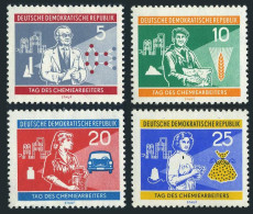 Germany-GDR 525-528,MNH.Mi 800-803. Day Of The Chemistry Worker,1960. - Unused Stamps