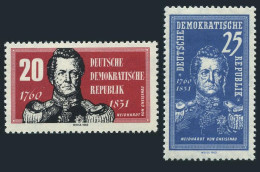 Germany-GDR 518-519,MNH.Mi 793-794. Count August Neidhardt Von Gneisenau,1960. - Ongebruikt