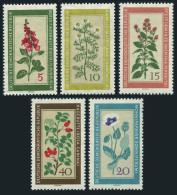 Germany-GDR 494-498, MNH. Michel 757-761. Medicinal Plants 1960. - Ungebraucht