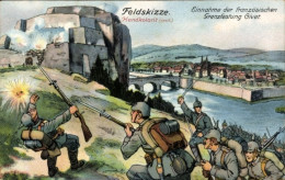 CPA Givet Ardennes, Einnahme Der Französischen Grenzfestung 1914, 1. WK - Other & Unclassified