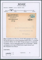 Page De Collection - N°725 Sur Lettre Expédié De Hasselt (1947) + Griffe LANAKEN > Brussel - Linear Postmarks