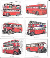 AC18 - SERIE COMPLETE 10 CARTES GOLDEN ERA - LONDON'S BUSES OF THE PRE WAR YEARS - Auto's