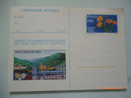 Cartolina Postale "CENTRO  COMMERCIALIZZAZIONE DEI FIORI PESCIA" - 1981-90: Marcofilie