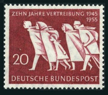 Germany 733, MNH. Michel 215. German Expatriation, 1955. Family In Flight. - Neufs