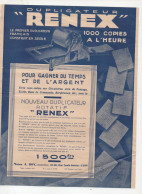 Lyon (69) Duplicateur RENEX (Maison A ROY)  (PPP47447) - Advertising