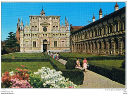 PAVIA:  LA  CERTOSA  -  LA  FACCIATA  ED  IL  MUSEO  -  FG - Kerken En Kloosters