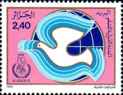 Algérie (Rep) Poste N** Yv: 878 Mi:920 Année Internationale De La Paix - Algeria (1962-...)