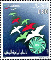 Algérie (Rep) Poste N** Yv: 835 Mi:877 Jeux Sportifs - Algeria (1962-...)