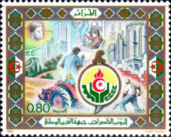 Algérie (Rep) Poste N** Yv: 800 Mi:840 Congrès Du FLN - Algeria (1962-...)