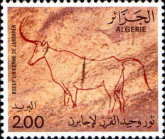 Algérie (Rep) Poste N** Yv: 750 Mi:789 Bœuf Unicorne De Jabbaren - Algeria (1962-...)