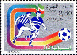 Algérie (Rep) Poste N** Yv: 754 Mi:793 Coupe Du Monde De Football Espana 82 - Algérie (1962-...)