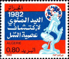 Algérie (Rep) Poste N** Yv: 755 Mi:794 Robert Koch Médecin - Algérie (1962-...)
