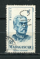 MADAGASCAR (RF) : CÉLÉBRITÉ - N° Yt 314 Obli. PERFORÉ “CN” - Used Stamps