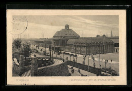 AK Dortmund, Hauptbahnhof Mit Vehmlinde-Bastei Und Strassenbahn  - Dortmund