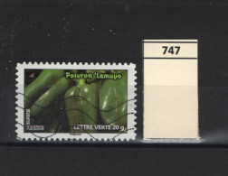 PRIX FIXE Obl 747 YT Potirons Lamuyo  Flore Légumes 59 - Used Stamps