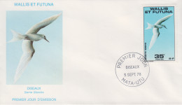 Enveloppe  FDC  1er  Jour   WALLIS  ET  FUTUNA    Oiseaux  :  Sterne  Blanche    1978 - FDC