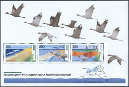 Germany 1937 Ac Sheet, MNH. Mi Bl.36. National Parks 1996: Coastal, Mudflat, Sea - Ungebraucht