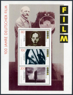 Germany 1906 Ac Sheet, MNH. Michel 1815-1817 Bl.33. German Film,centenary, 1995. - Neufs