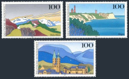 Germany 1793-1796,MNH.Mi 1684-1696. Regions,1993.Rugen Island,Harz,Rhon Mountain - Unused Stamps