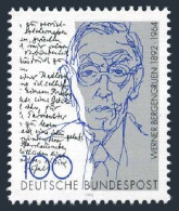 Germany 1761, MNH. Michel 1629. Werner Bergengruen, 1892-1964, Writer, 1992. - Unused Stamps