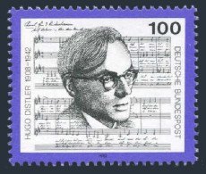 Germany 1764, MNH. Michel 1637. Hugo Distler, 1908-1942, Composer, 1992. - Neufs