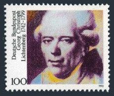 Germany 1749,MNH.Mi 1616. George Christoph Lichtenberg,1742-1799,physicist,1992. - Unused Stamps
