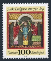 Germany 1747, MNH. Michel 1610. St Ludgerus, 742-809, 1250th Birth Ann. 1992. - Ongebruikt