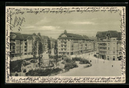 AK Berlin-Schöneberg, Bayrischer Platz Mit Landshuter- Und Aschaffenburgerstrasse  - Schoeneberg