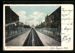 AK Berlin-Schöneberg, Bahnhof Nollendorfplatz Mit Übergang Der Hochbahn Zur Untergrundbahn An Der Kleiststrasse  - Metro