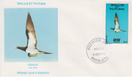 Enveloppe  FDC  1er  Jour   WALLIS  ET  FUTUNA    Oiseaux  :  Fou  Brun    1978 - FDC