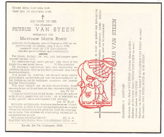DP Petrus Van Steen ° Oudegem Dendermonde 1855 † 1945 X Marie Roels // Moens D'Hollander Van Gendt - Images Religieuses