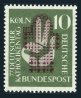 Germany 750, MNH. Michel 239. German Catholics, 1956. Plan Of Cologne Cathedral. - Unused Stamps