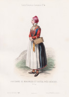 Paysanne De Moranger Et Oster, Pres Bergen - Bergen / Norway Norge Norwegen / Norwegian Costume Tracht Costume - Prints & Engravings