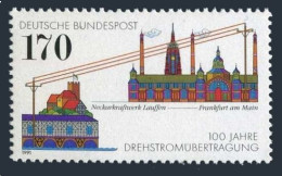 Germany 1683,MNH.Mi 1557. 3-phase Energy Transmission,centenary,1991. - Neufs