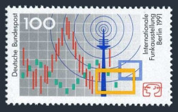 Germany 1680,MNH.Michel 1553. International Radio Exhibition,Berlin,1991. - Unused Stamps