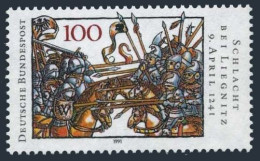 Germany 1635, MNH. Michel 1511. Battle Of Legnica, 750th Ann. 1991. - Neufs