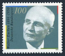 Germany 1624, MNH. Michel 1494. Walter Eucken, 1891-1950, Economist, 1991. - Unused Stamps