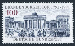 Germany 1622, MNH. Michel 1492. Brandenburg Gate, Bicentennial, 1991. - Neufs