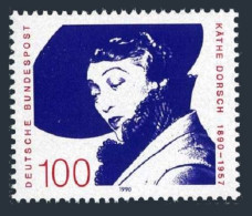 Germany 1616, MNH. Michel 1483. Kathe Dorsch, 1912-1957, Actress, 1990. - Unused Stamps