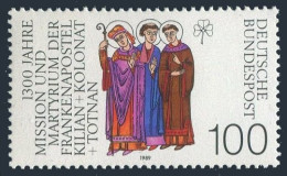 Germany 1580,MNH. Mi 1424. Sts Kilian, Colman,Totnan,martyred Missionaries,1989, - Ongebruikt