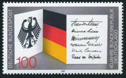 Germany 1577, MNH. Michel 1421. Federal Republic Of Germany, 40th Ann. 1989. - Ungebraucht