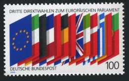 Germany 1572, MNH. Michel 1416. European Parliament 3rd Elections, 1989. Flags. - Ungebraucht